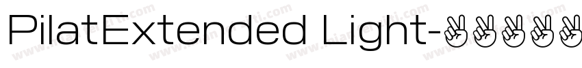 PilatExtended Light字体转换
